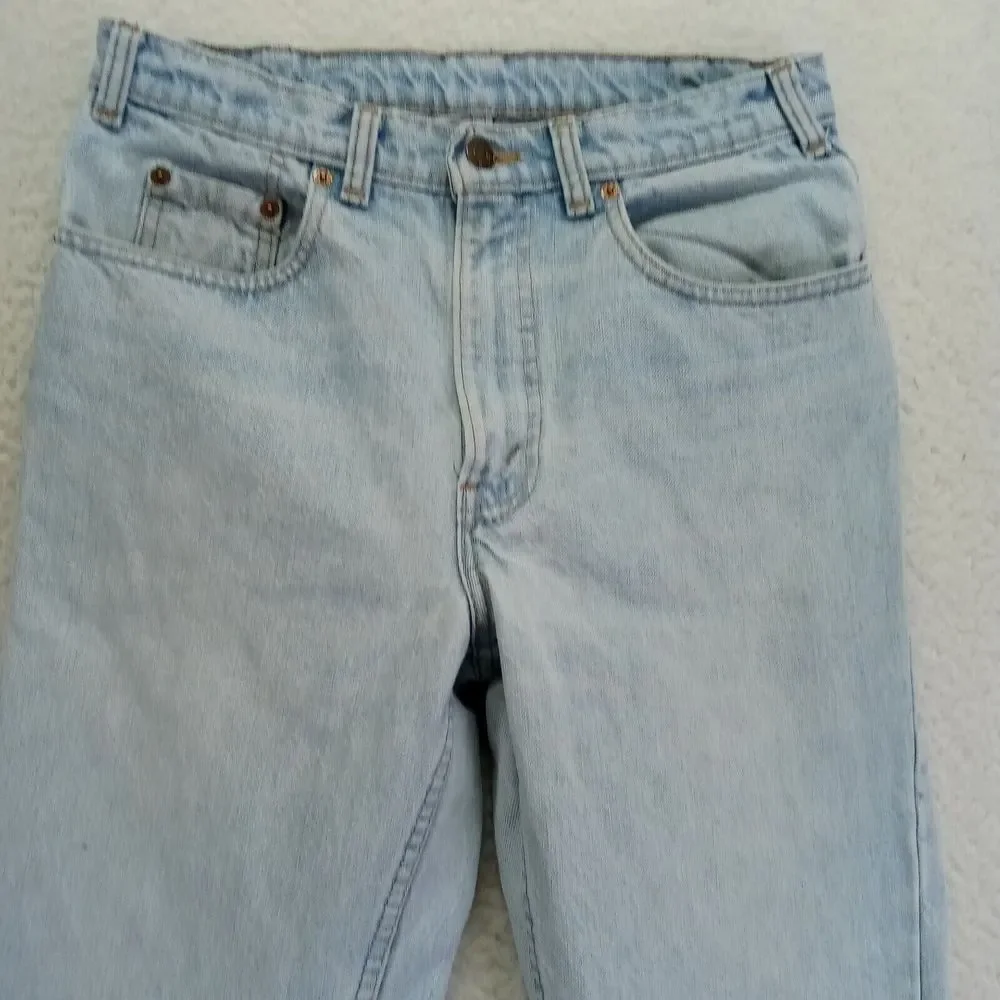 VTG Levis 516 Jeans 33x30 (31x29 actual) Faded Denim‎ Slim Straight